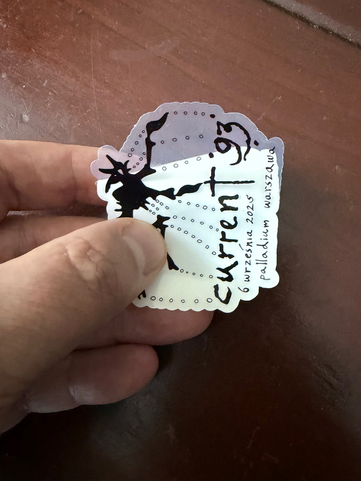 C93 CLEAR StickOn #2 from 2025 Warsaw Concert